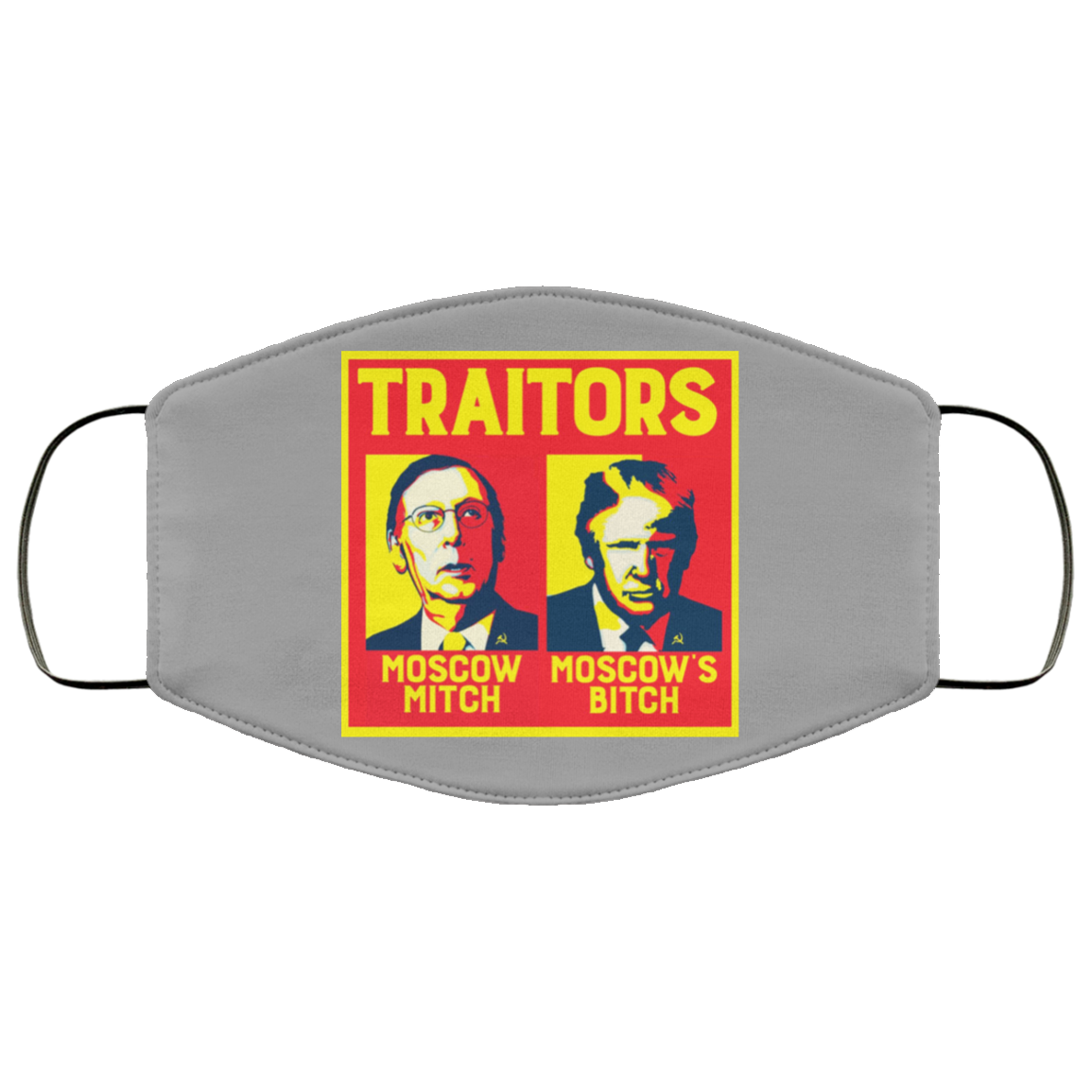 Traitors Ditch Moscow Mitch Face Mask
