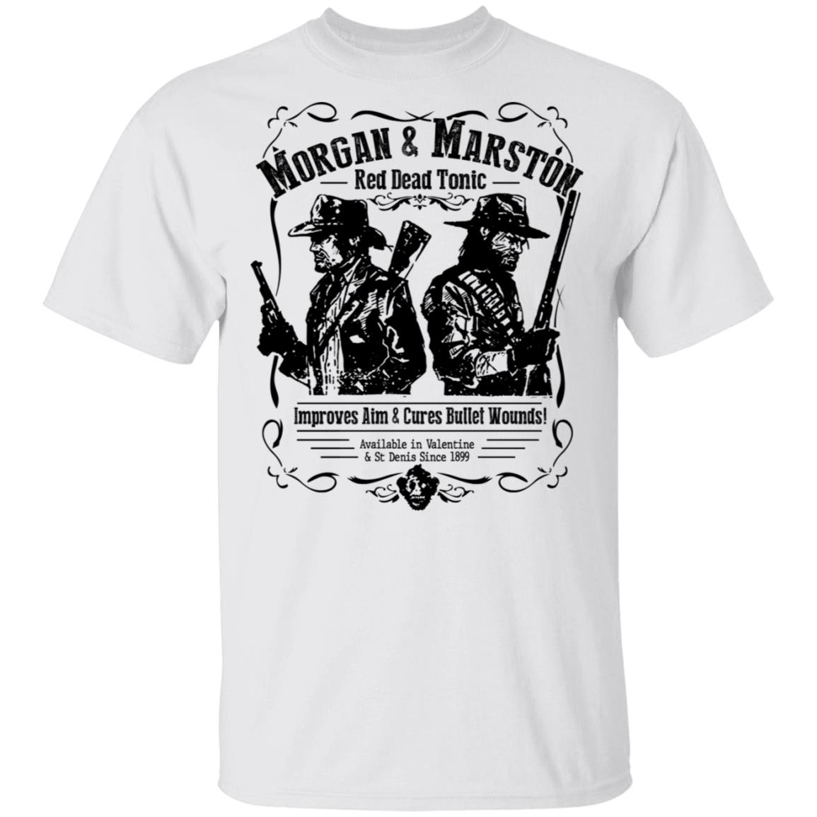 Morgan & Marston Red Dead Tonic Shirt, Hoodie, Tank