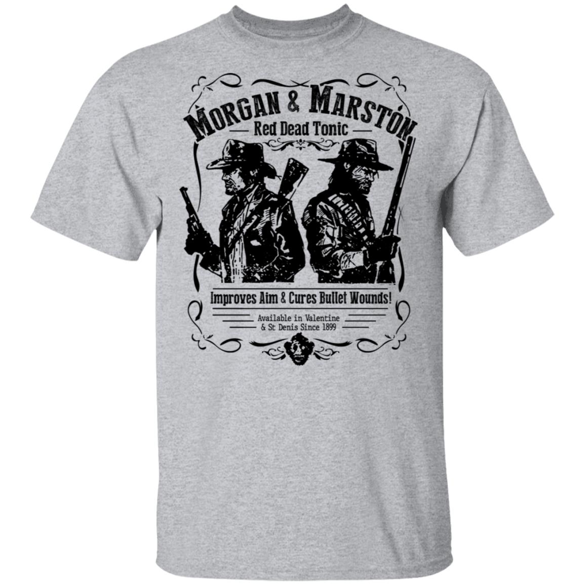 Morgan & Marston Red Dead Tonic Shirt, Hoodie, Tank