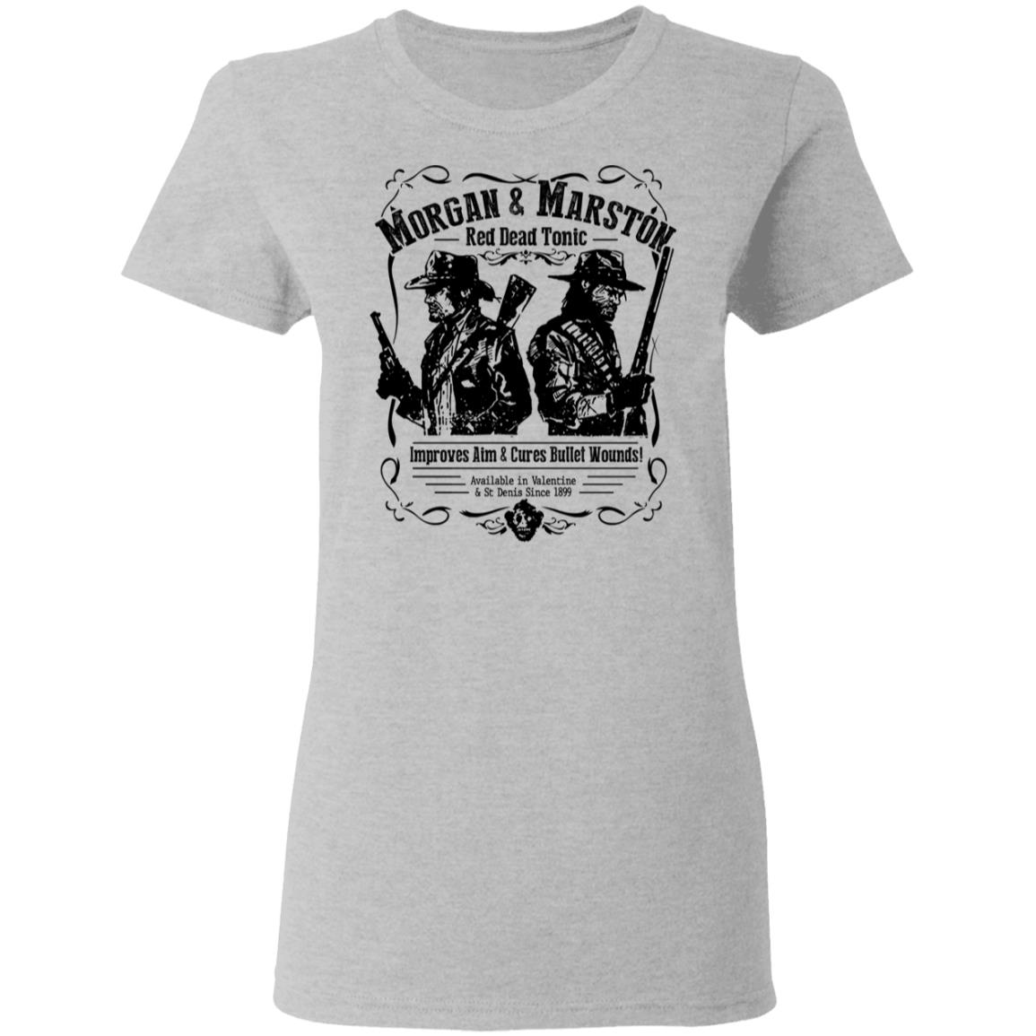 Morgan & Marston Red Dead Tonic Shirt, Hoodie, Tank