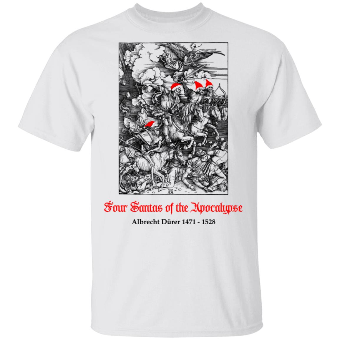 Four Santas Of The Apocalypse Albrecht Dürer 1471 1528 Shirt, Hoodie, Tank