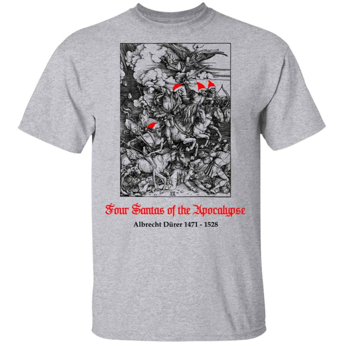 Four Santas Of The Apocalypse Albrecht Dürer 1471 1528 Shirt, Hoodie, Tank