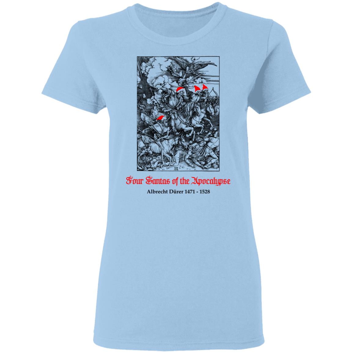 Four Santas Of The Apocalypse Albrecht Dürer 1471 1528 Shirt, Hoodie, Tank
