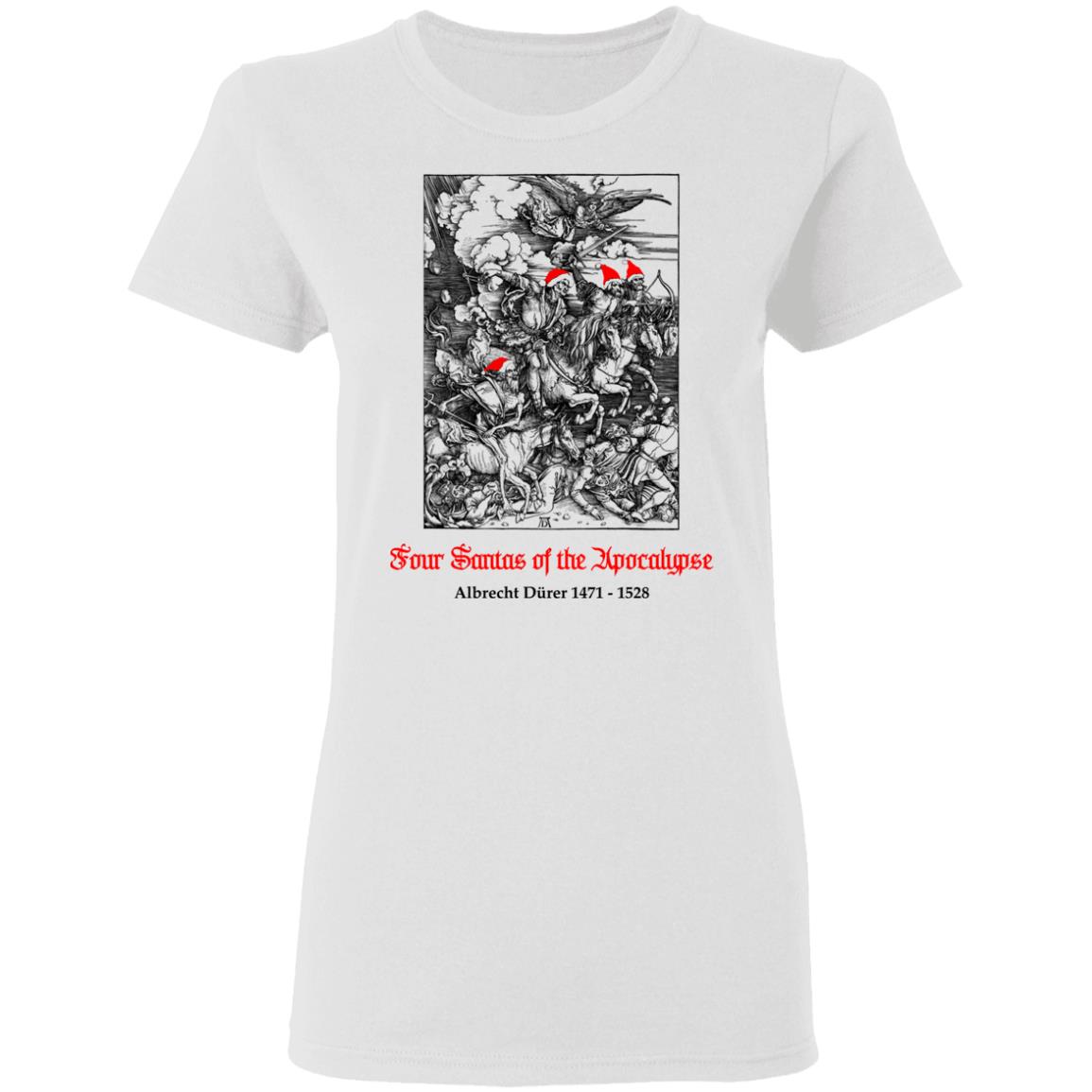 Four Santas Of The Apocalypse Albrecht Dürer 1471 1528 Shirt, Hoodie, Tank