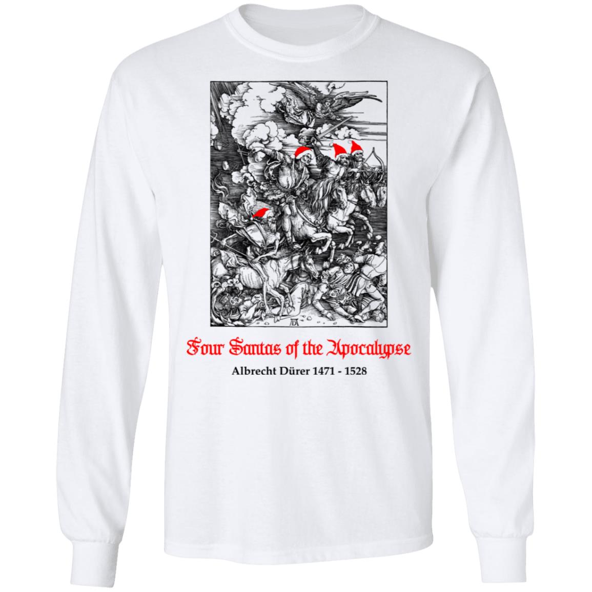 Four Santas Of The Apocalypse Albrecht Dürer 1471 1528 Shirt, Hoodie, Tank