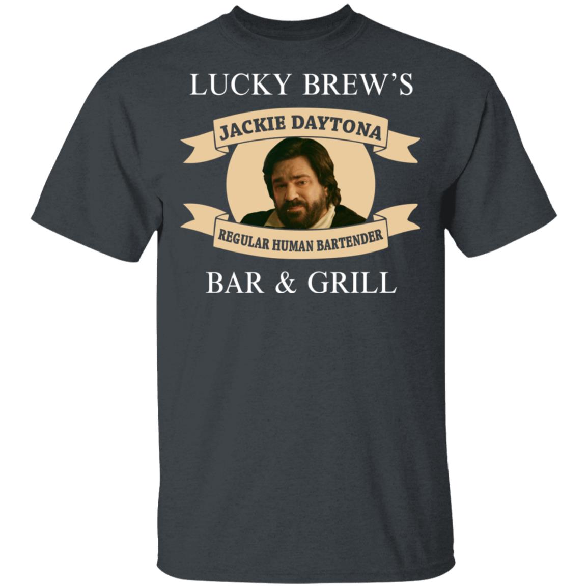 Lucky Brew’s Bar & Grill Regular Human Bartender Shirt, Hoodie, Tank
