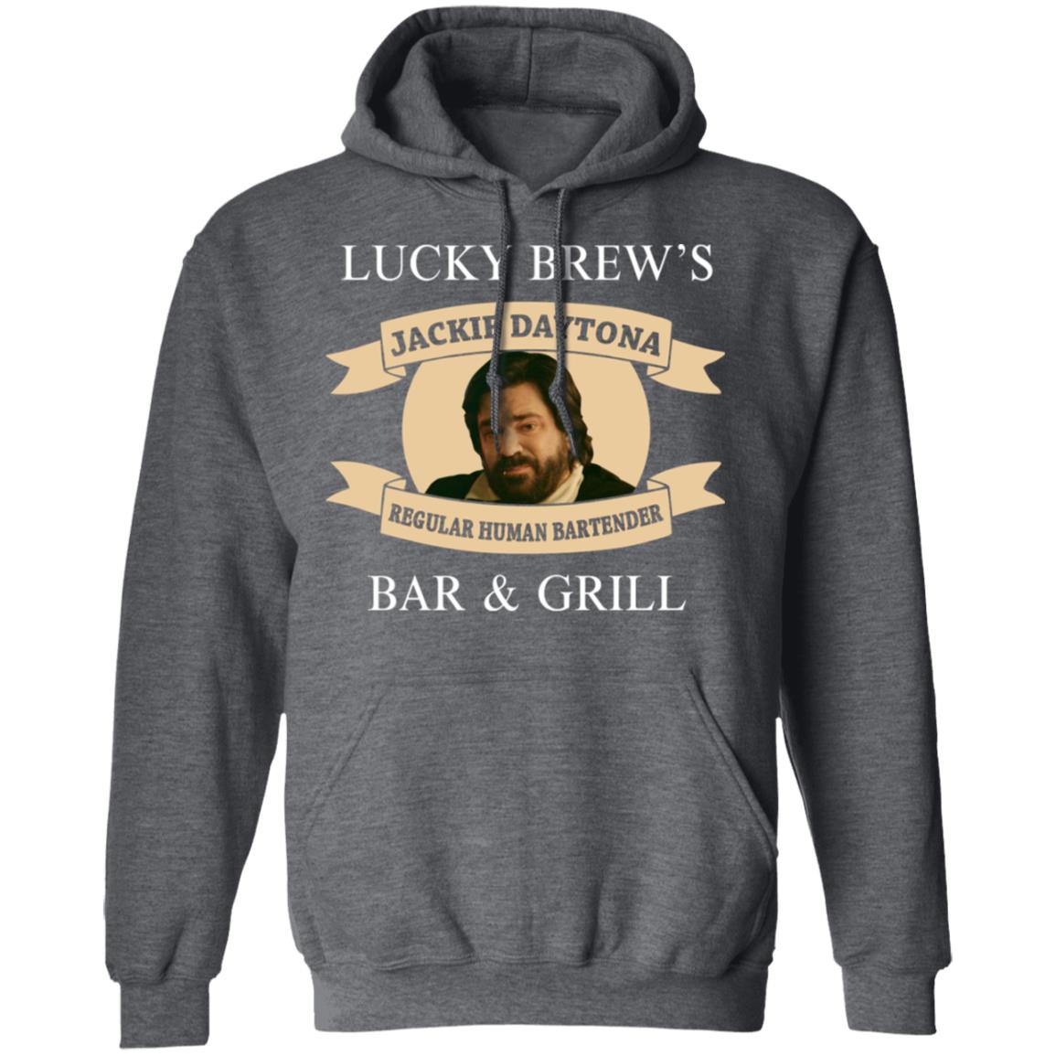 Lucky Brew’s Bar & Grill Regular Human Bartender Shirt, Hoodie, Tank