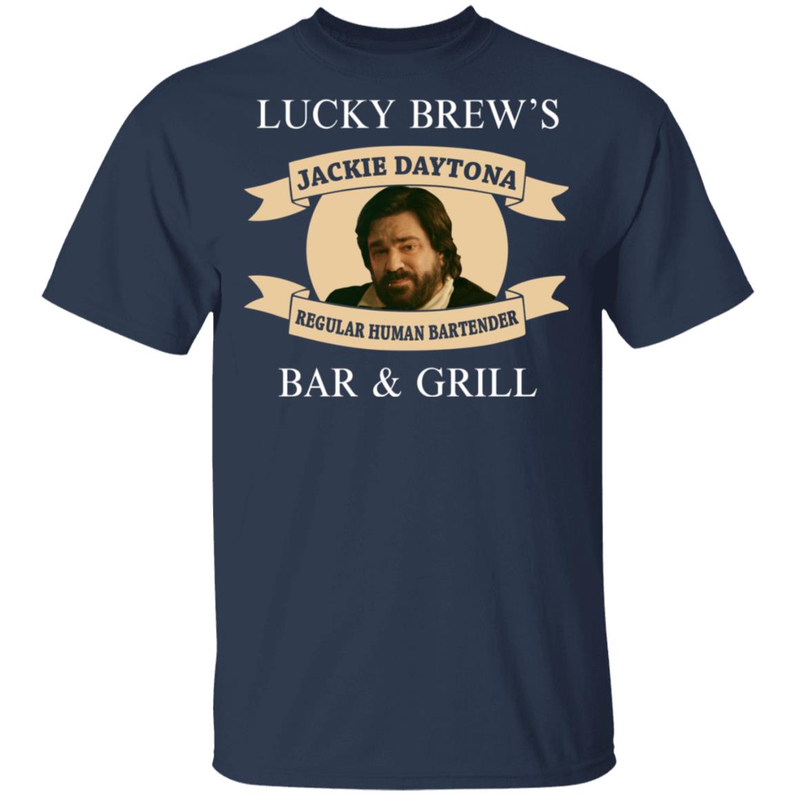 Lucky Brew’s Bar & Grill Regular Human Bartender Shirt, Hoodie, Tank