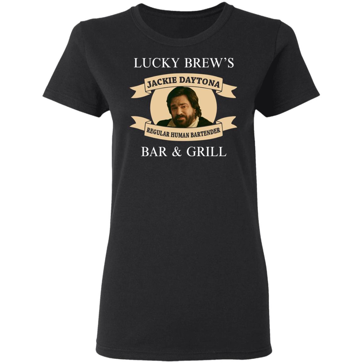 Lucky Brew’s Bar & Grill Regular Human Bartender Shirt, Hoodie, Tank