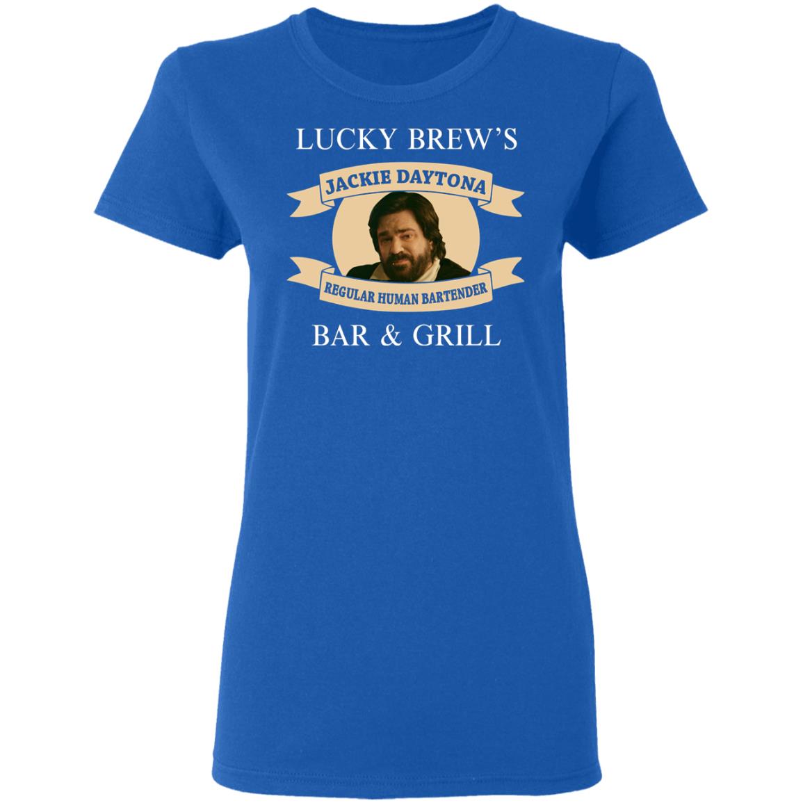 Lucky Brew’s Bar & Grill Regular Human Bartender Shirt, Hoodie, Tank