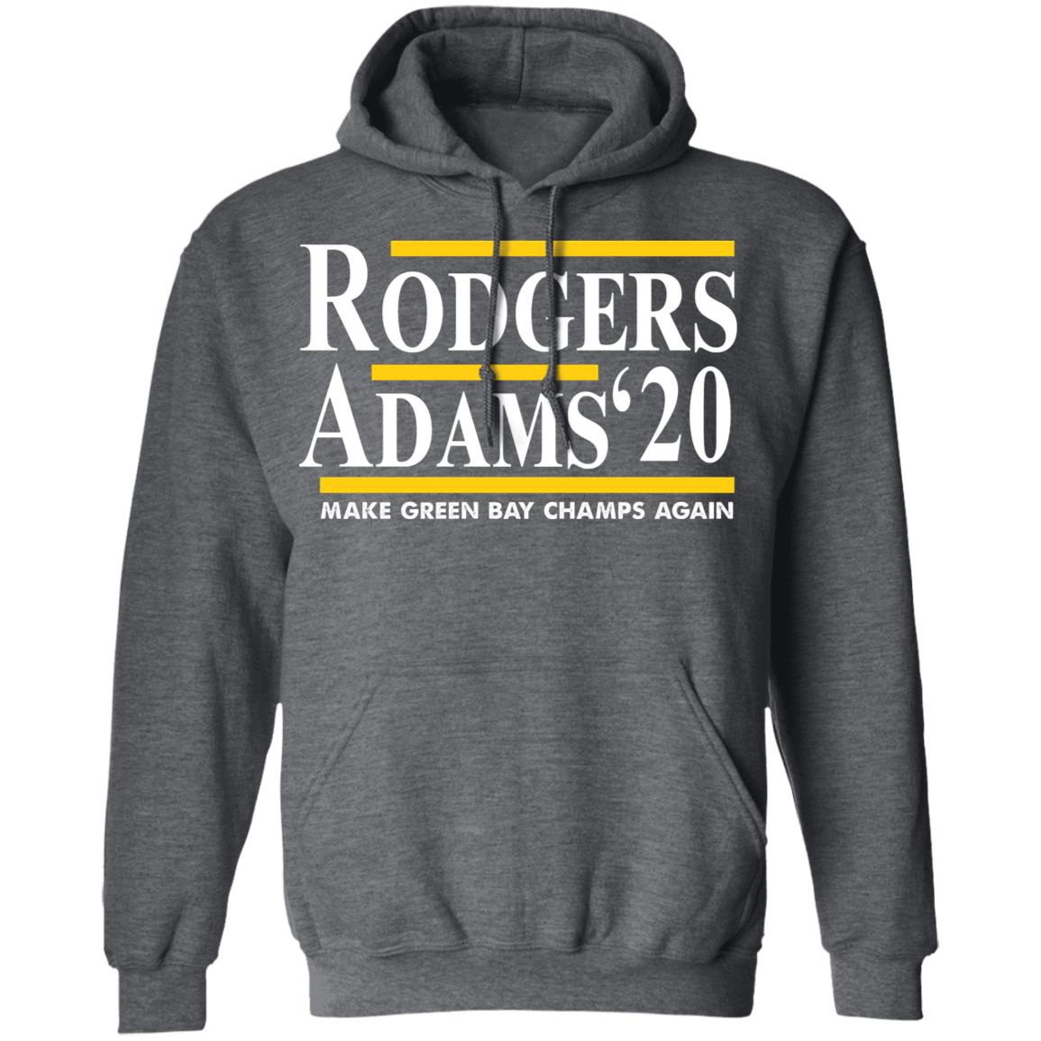 Rodgers Adam’s 2020 Make Green Bay Champs Again Shirt, Hoodie, Tank
