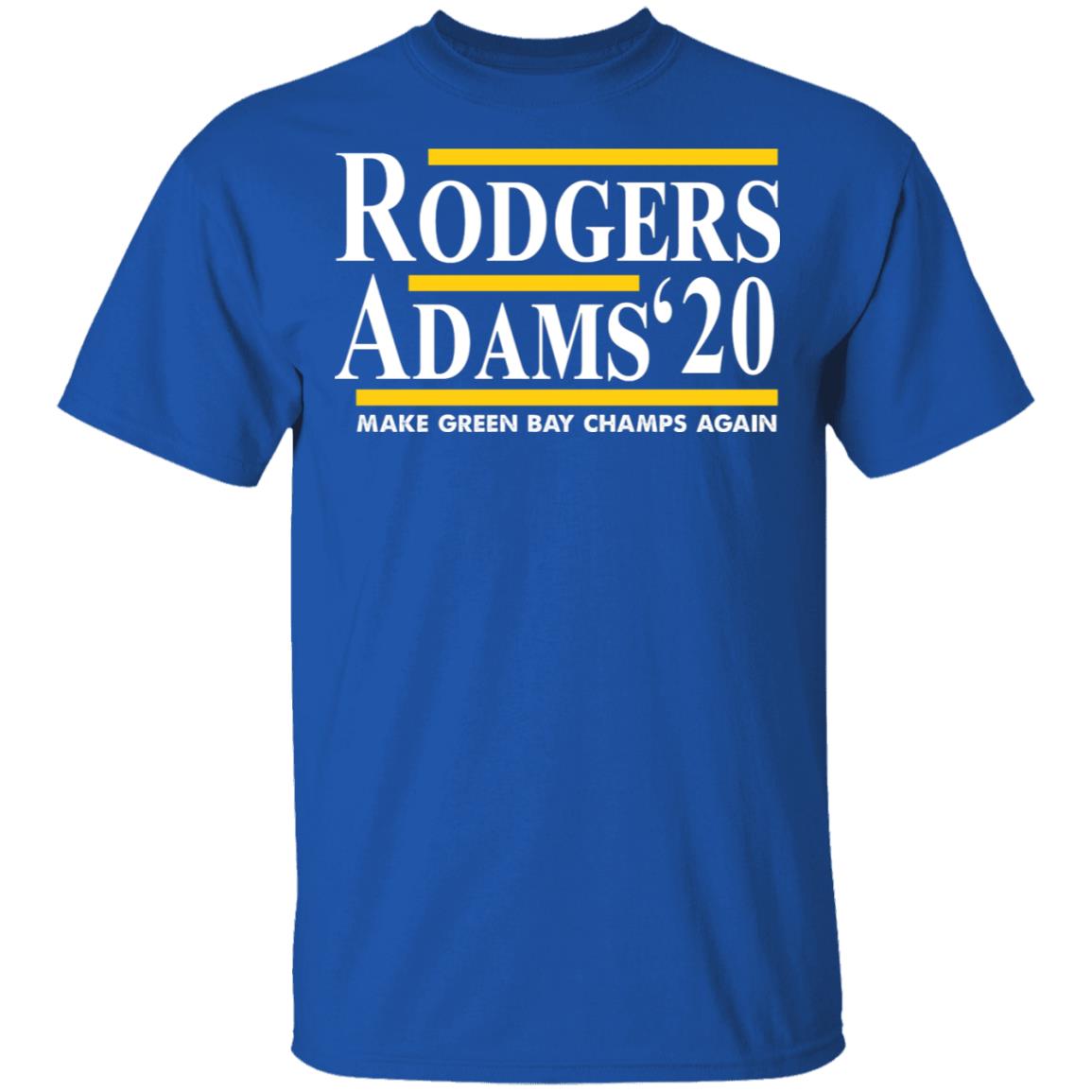 Rodgers Adam’s 2020 Make Green Bay Champs Again Shirt, Hoodie, Tank