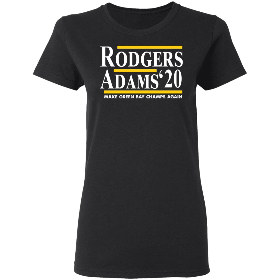Rodgers Adam’s 2020 Make Green Bay Champs Again Shirt, Hoodie, Tank