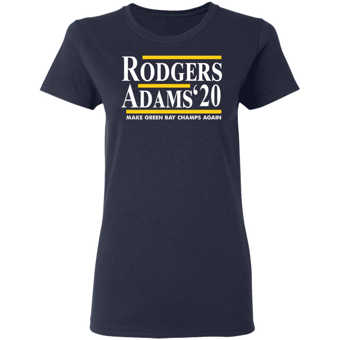 Rodgers Adam’s 2020 Make Green Bay Champs Again Shirt, Hoodie, Tank