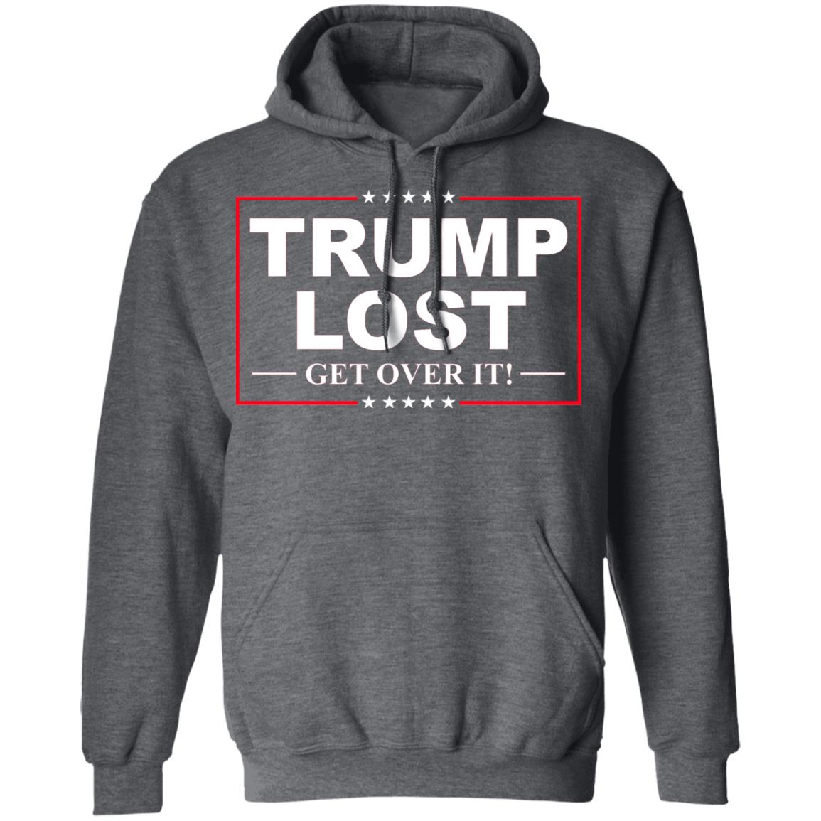 Trump Lost Get Over It Funny Biden Victory Shirt, Hoodie, Tank
