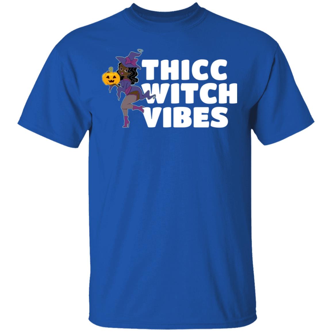 Thicc Witch Vibes Funny Bbw Redhead Witch Halloween Shirt, Hoodie, Tank