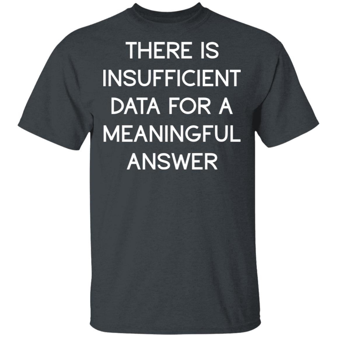 There Is Insufficient Data For A Meaningful Answer Shirt, Hoodie, Tank