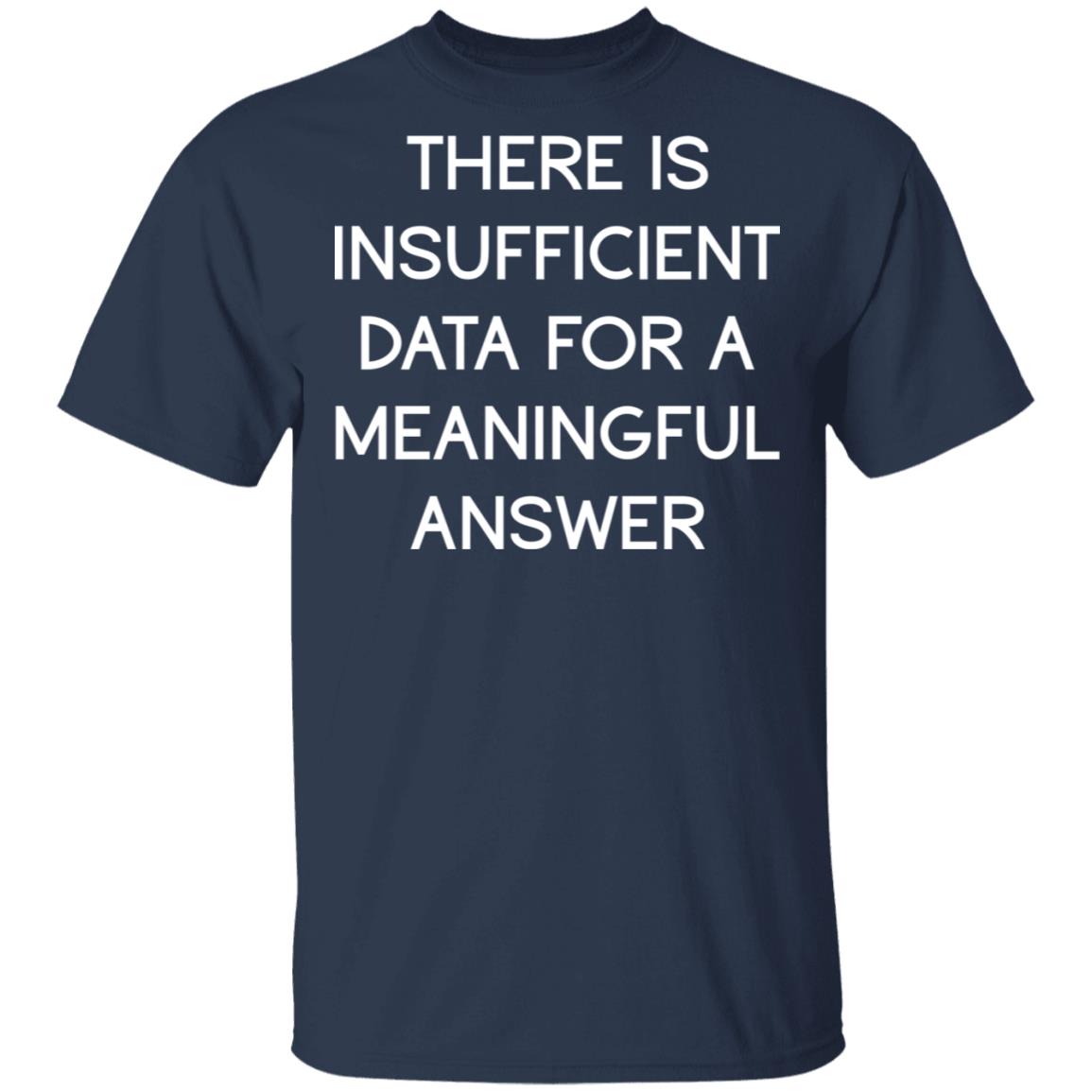 There Is Insufficient Data For A Meaningful Answer Shirt, Hoodie, Tank