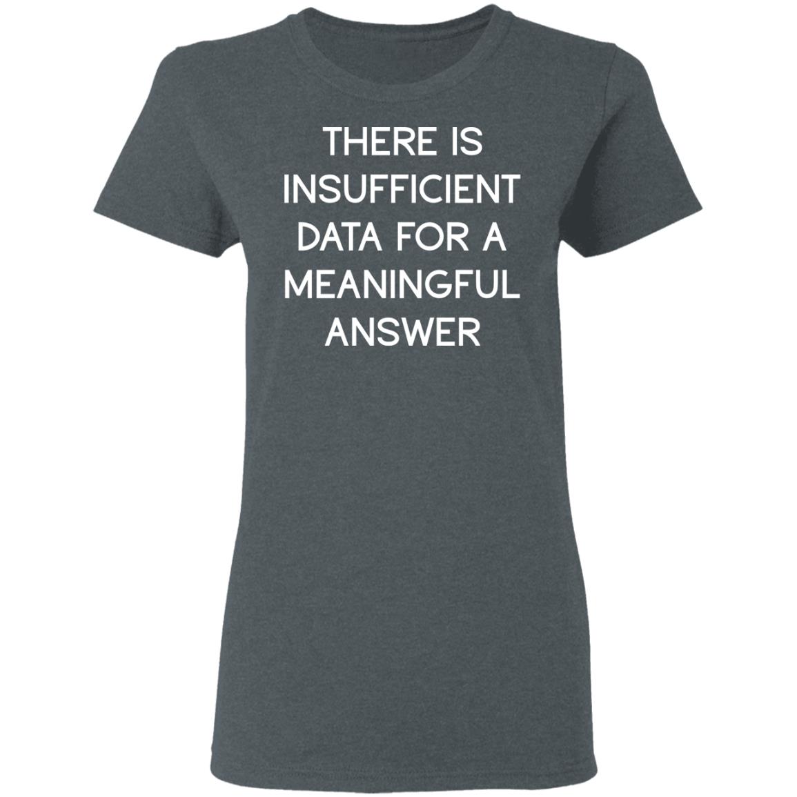 There Is Insufficient Data For A Meaningful Answer Shirt, Hoodie, Tank