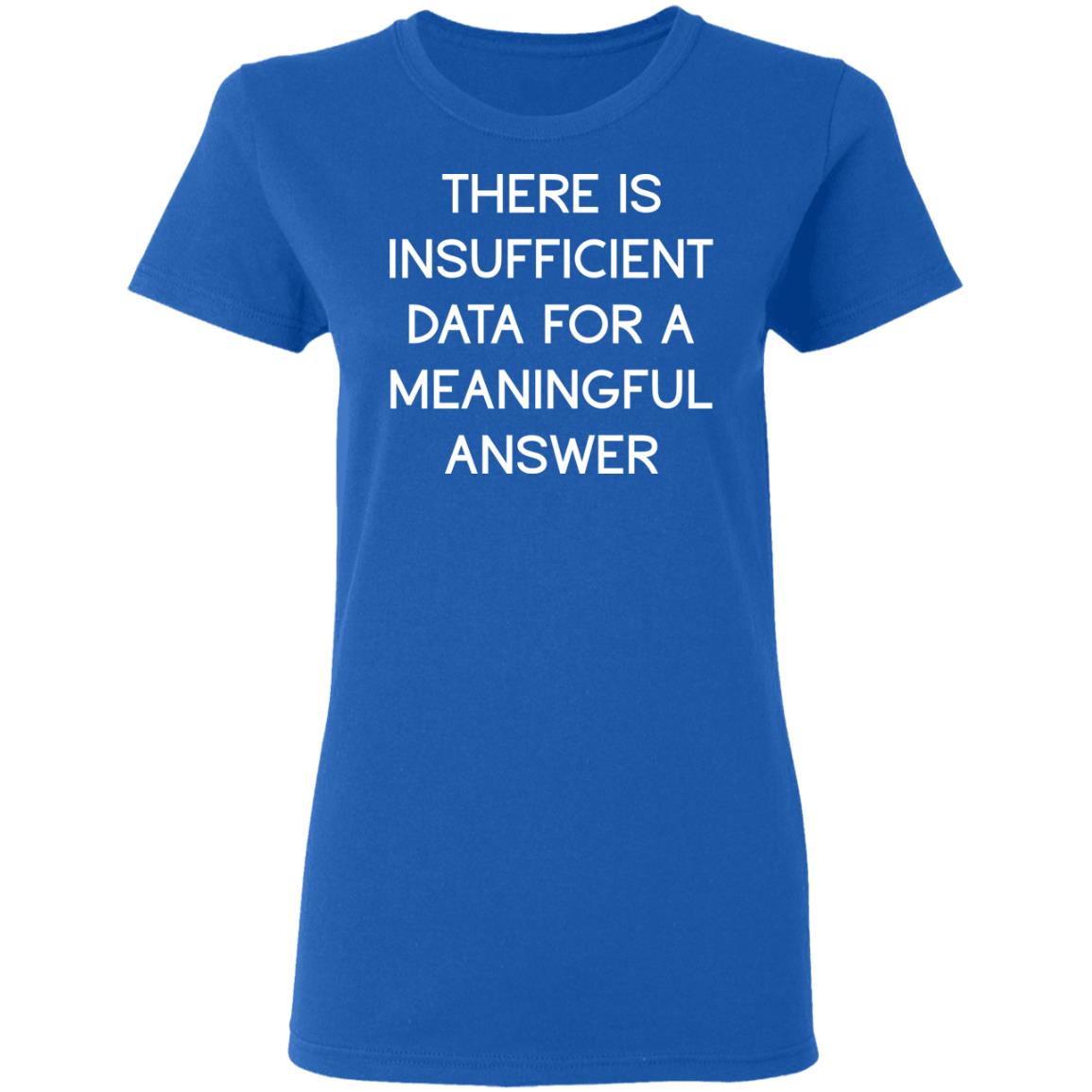 There Is Insufficient Data For A Meaningful Answer Shirt, Hoodie, Tank