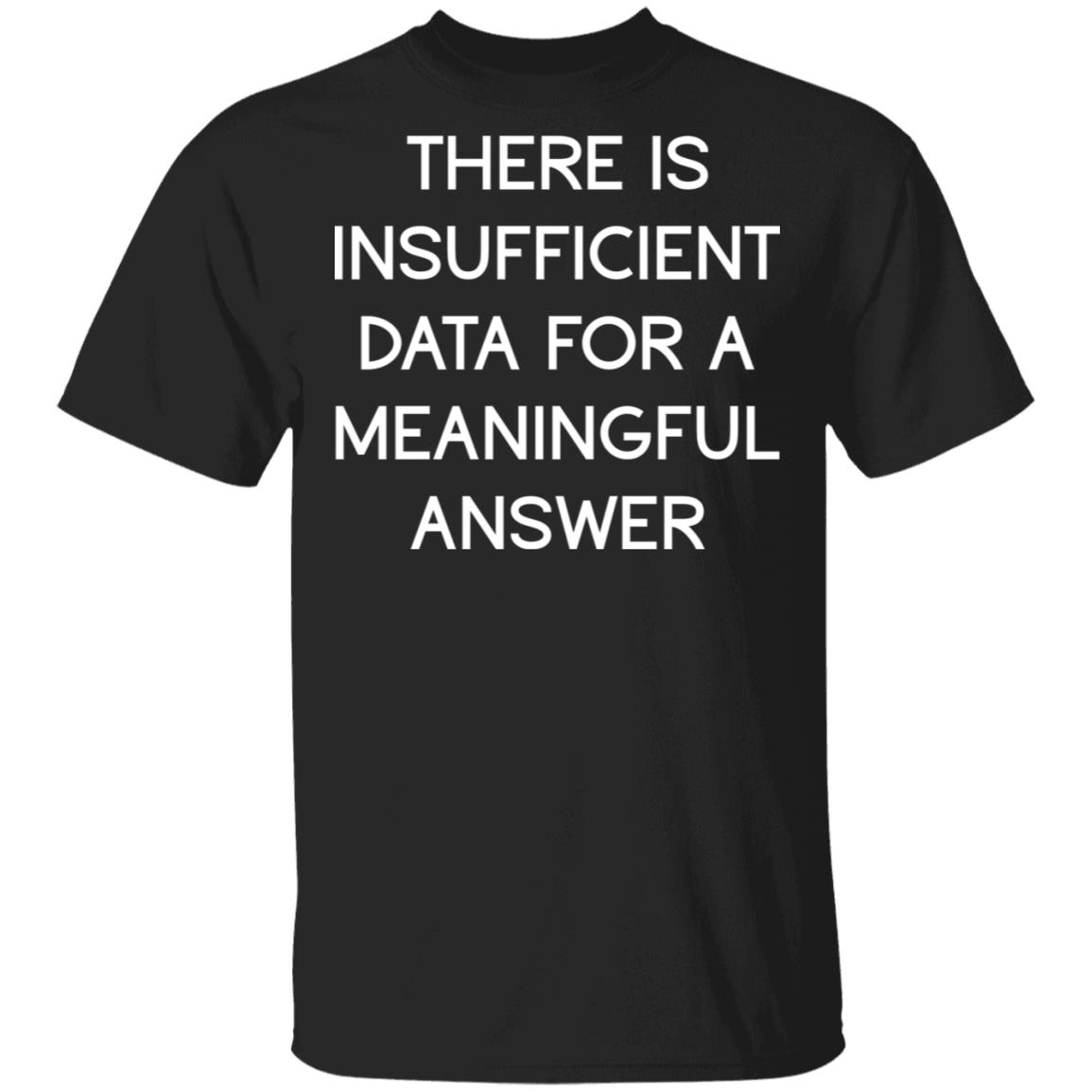 There Is Insufficient Data For A Meaningful Answer Shirt, Hoodie, Tank