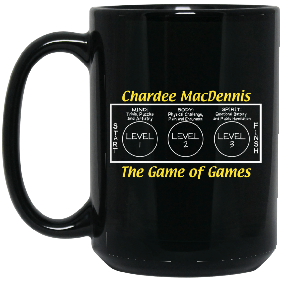 Chardee MacDennis The Game of Games Mug