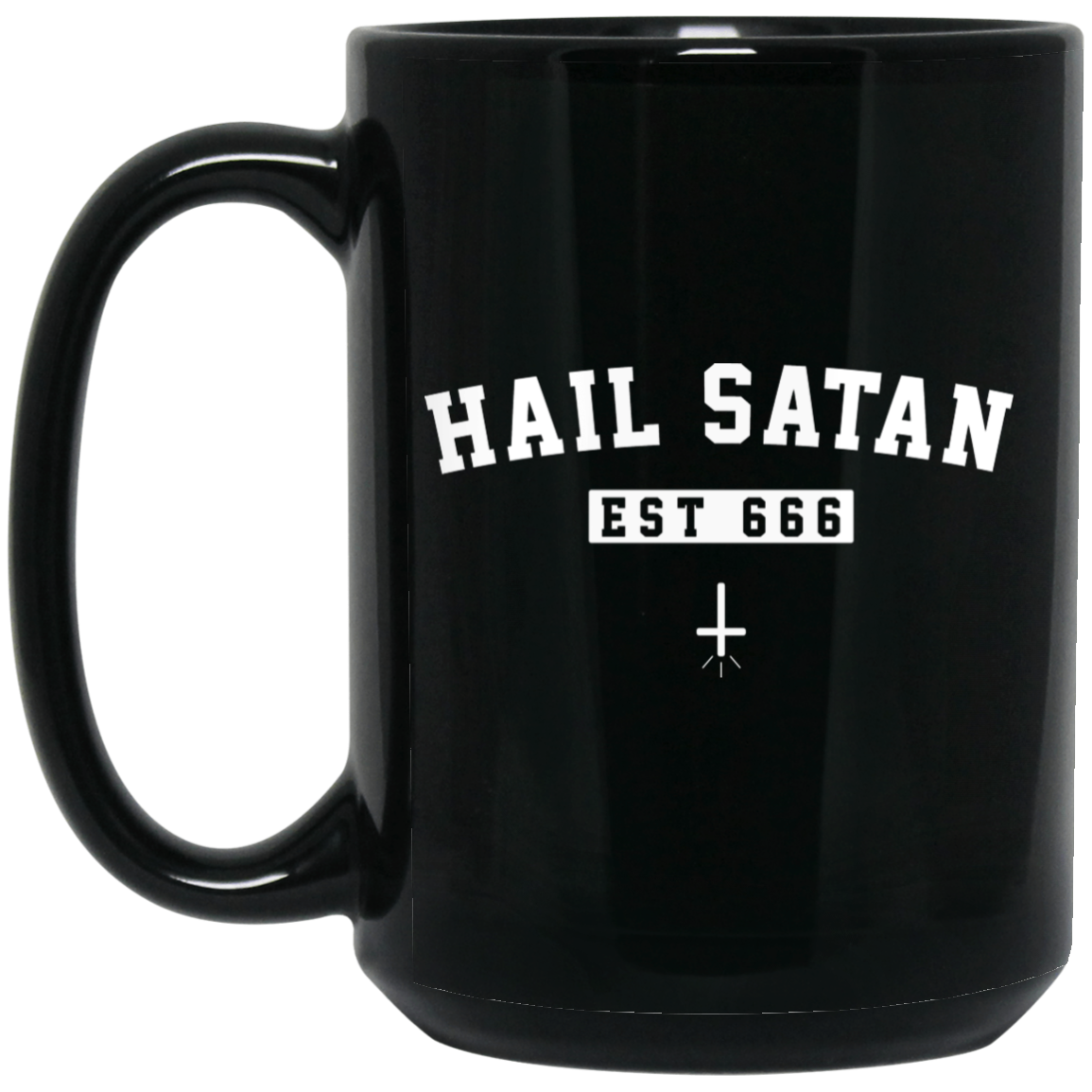 Hail Satan Est 666 Mug