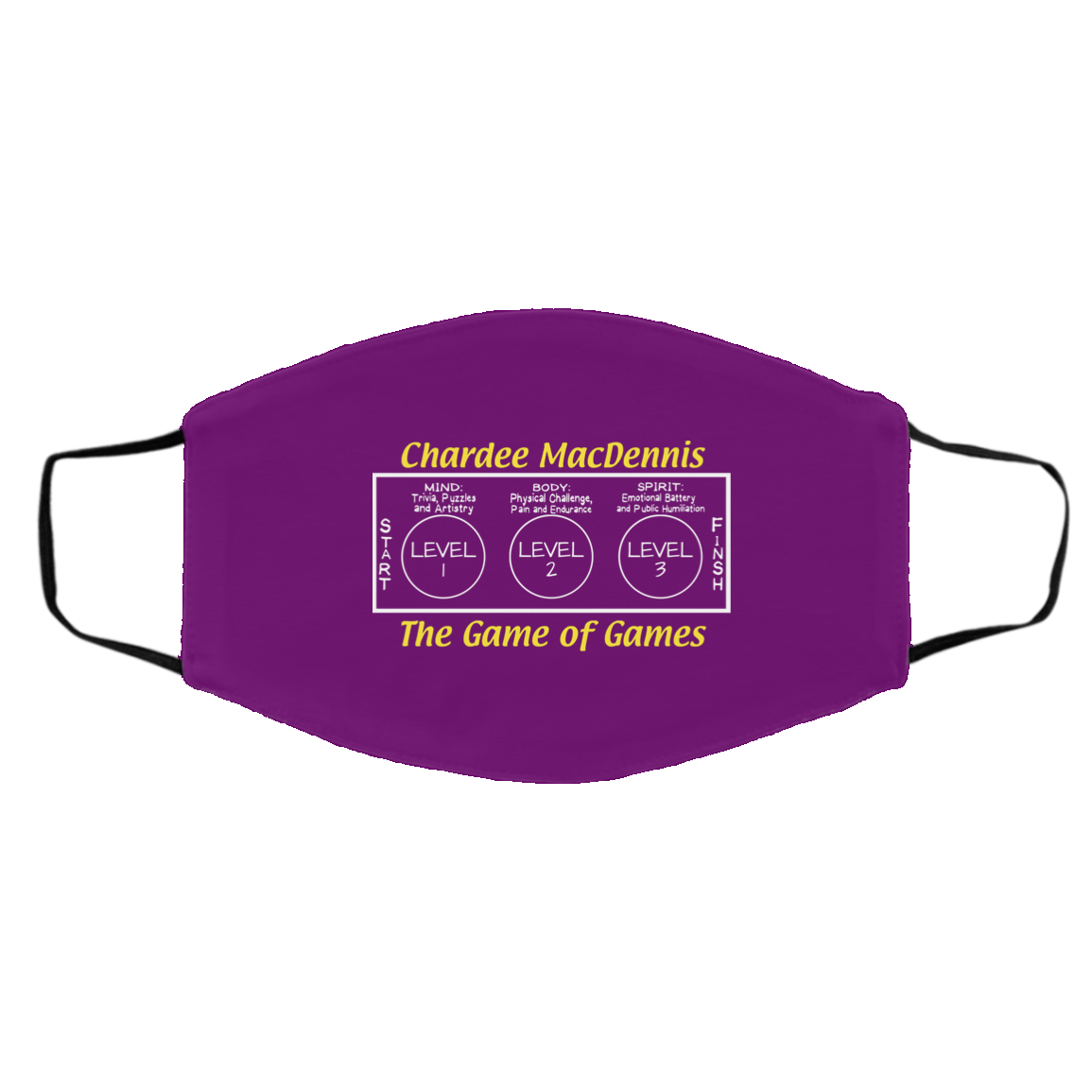 Chardee MacDennis The Game of Games Face Mask