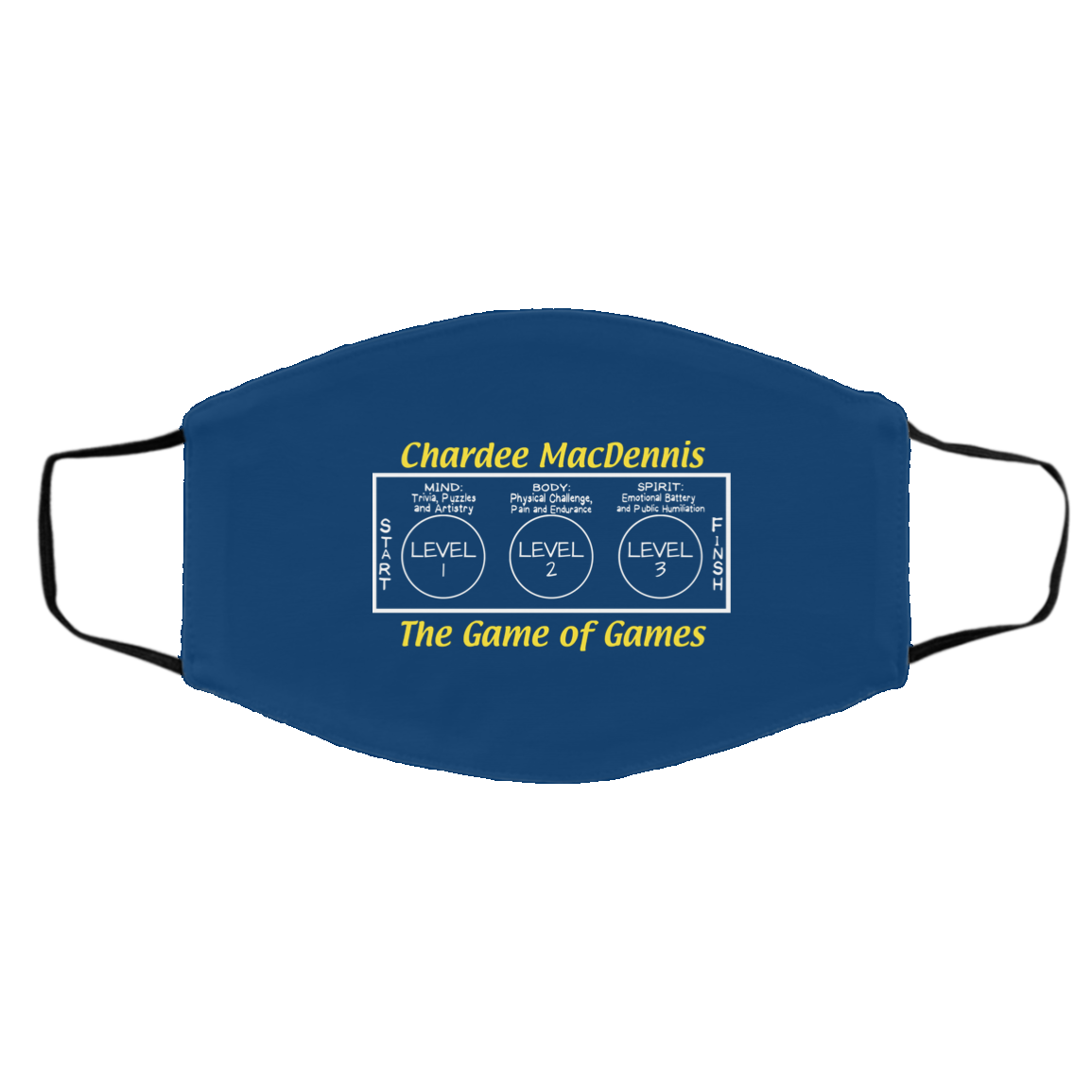 Chardee MacDennis The Game of Games Face Mask