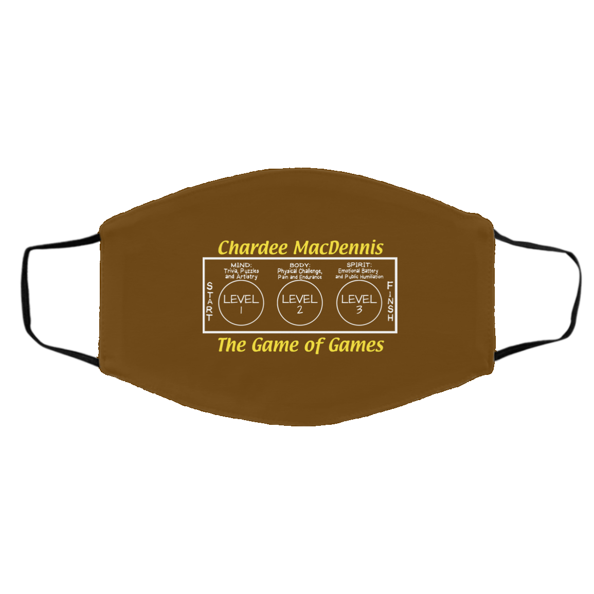 Chardee MacDennis The Game of Games Face Mask