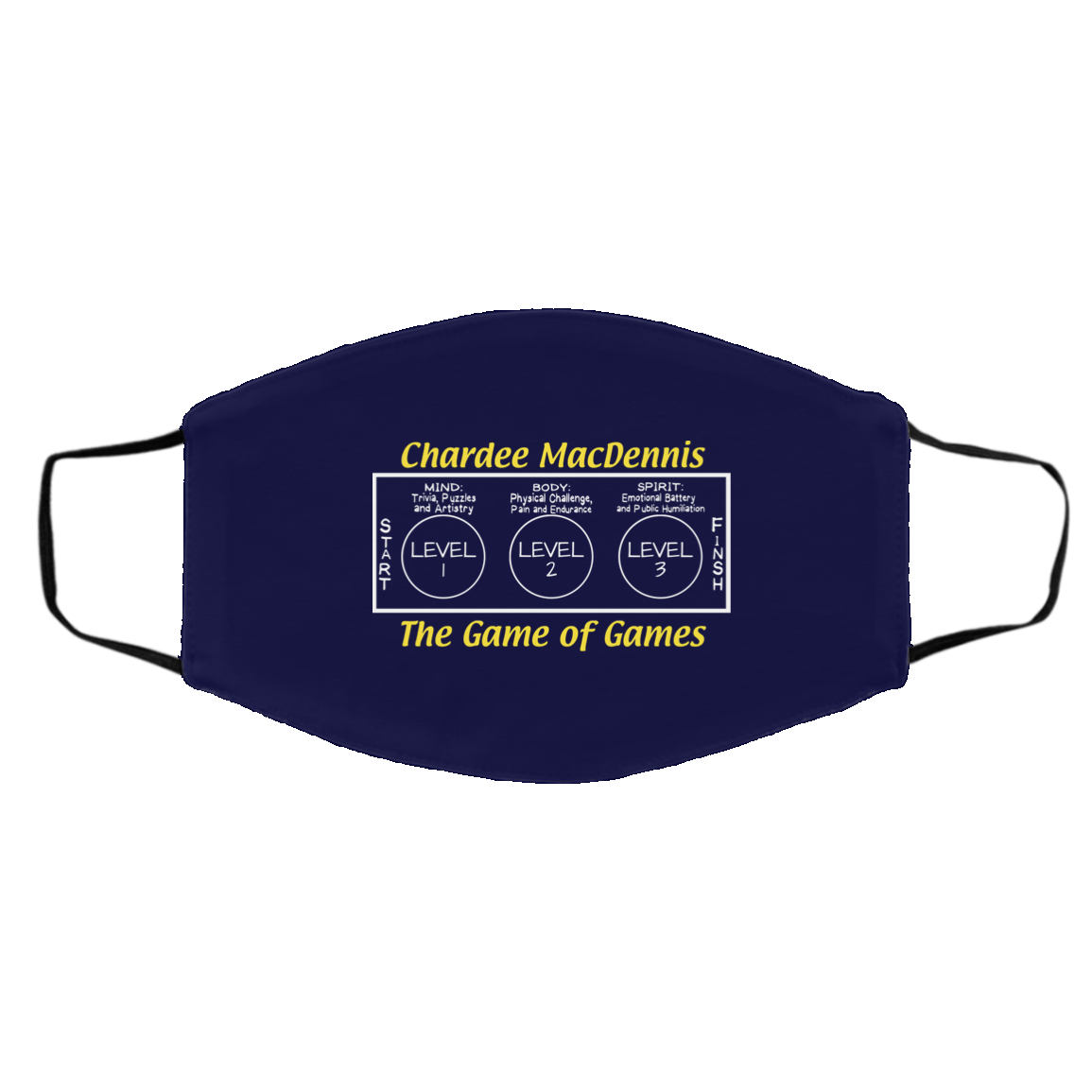 Chardee MacDennis The Game of Games Face Mask