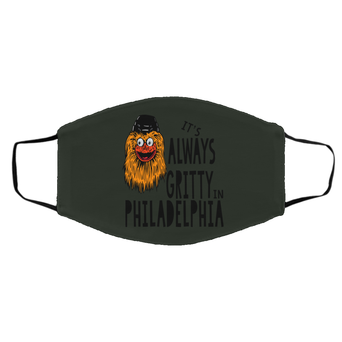 It’s Always Gritty In Philadelphia Face Mask