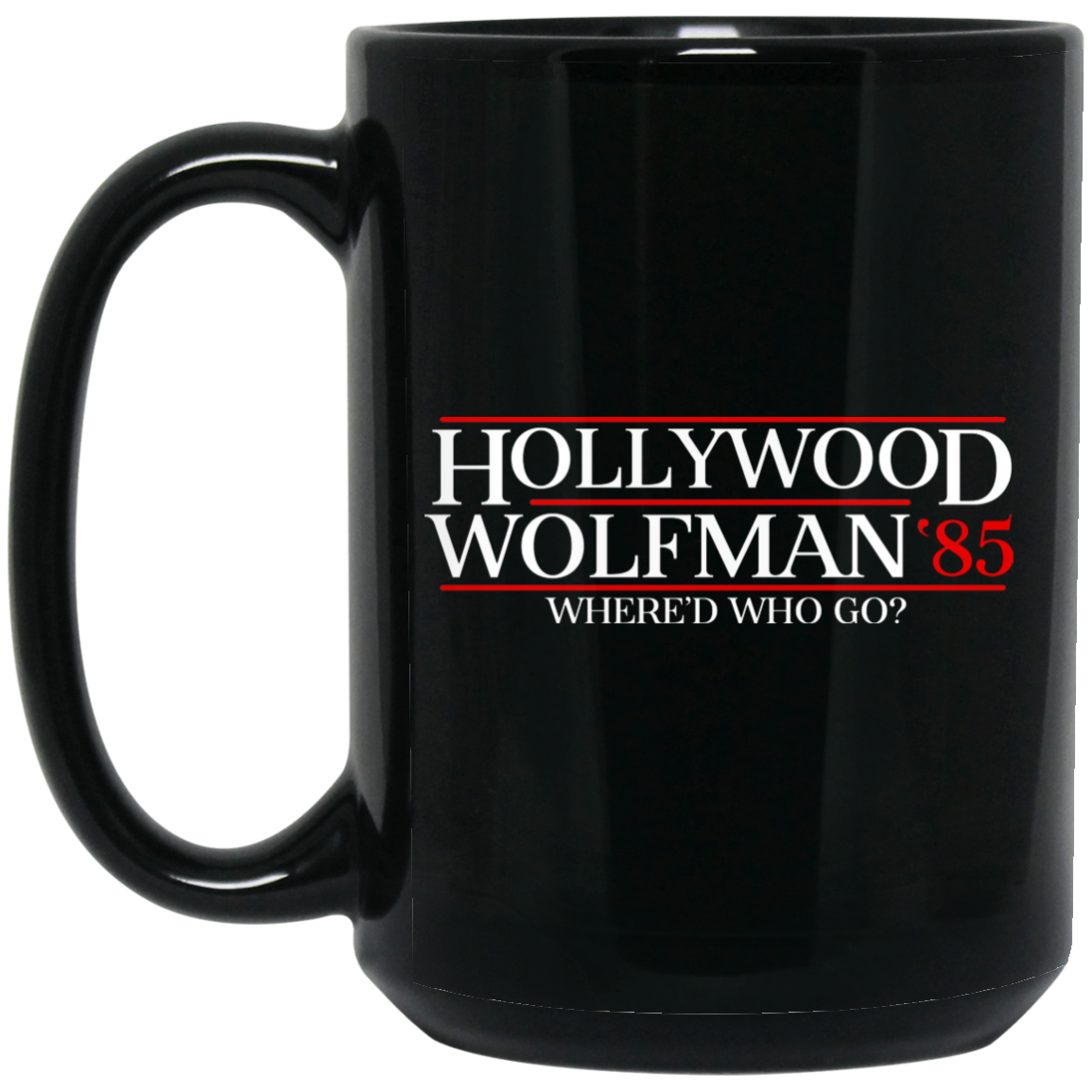 Danger Zone Hollywood Wolfman 85′ Where’D Who Go Mug