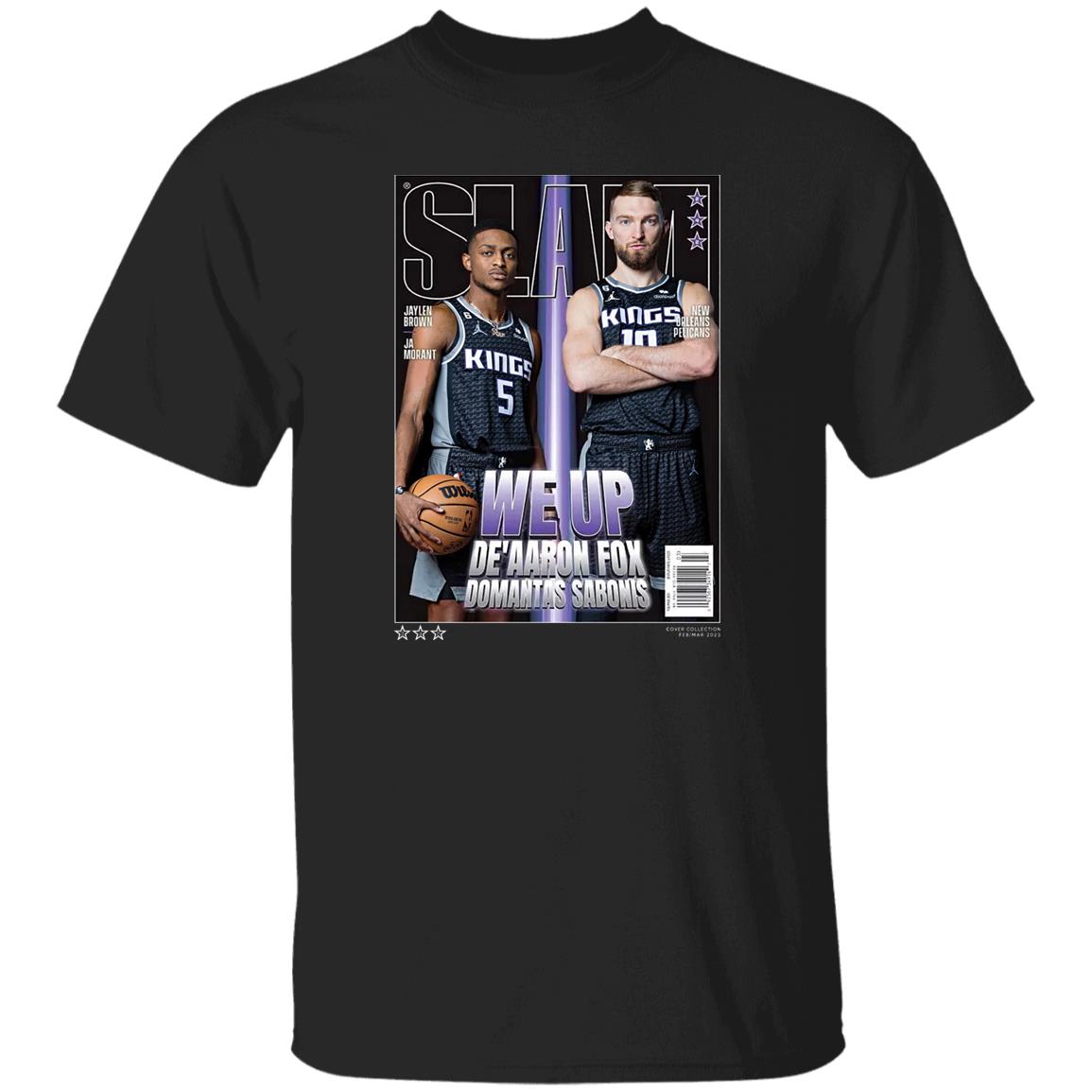 We Up De’AAron Fox Domantas Sabonis Slam Shirt, Hoodie, Tank
