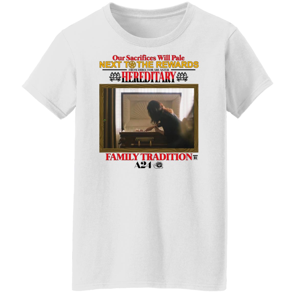 Our Sacrifices Will Pale Next To The Rewards From Director Ari Aster Hereditary Family Tradition Shirt, Hoodie, Tank