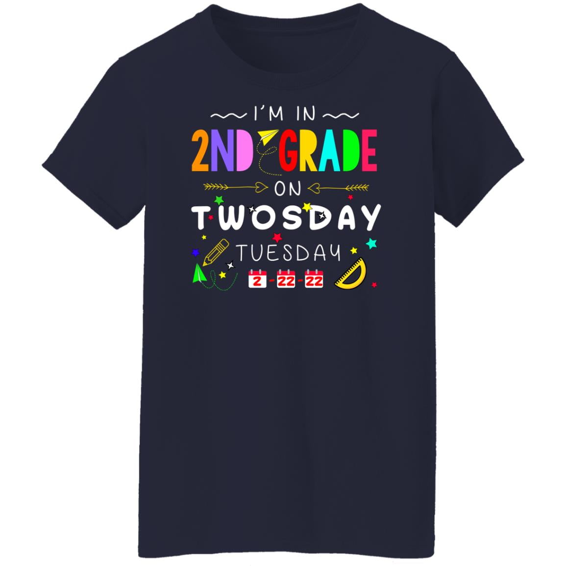 I’m In 2nd Grade On Twodays Tuesday 22 2 2022 Shirt, Hoodie, Tank