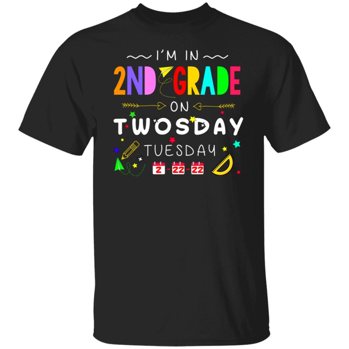 I’m In 2nd Grade On Twodays Tuesday 22 2 2022 Shirt, Hoodie, Tank