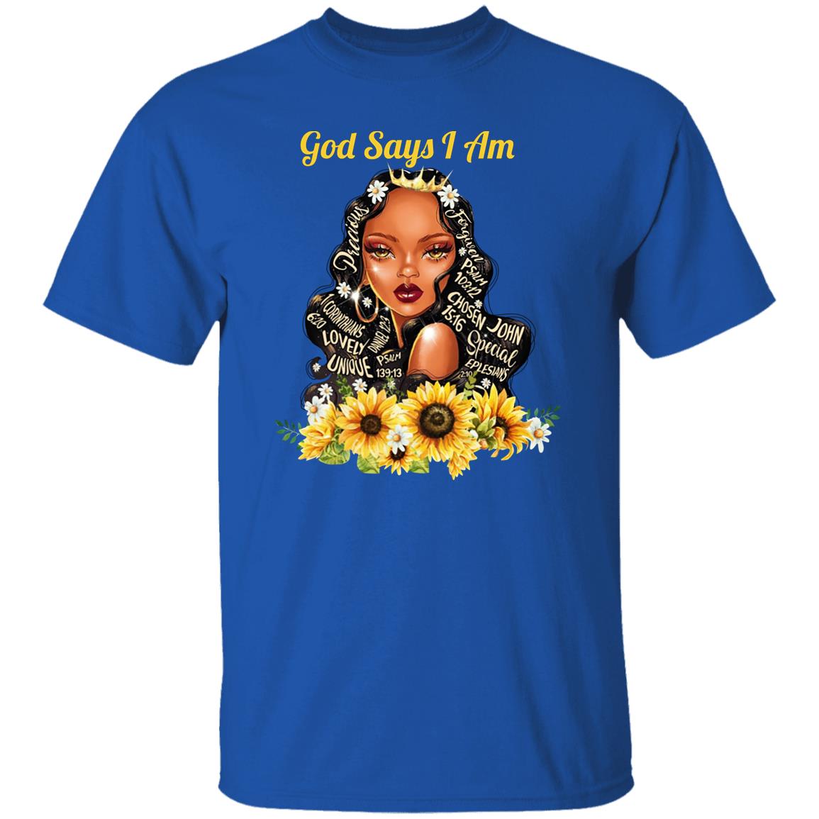 God Say I Am Black Girls Black Women Shirt, Hoodie, Tank