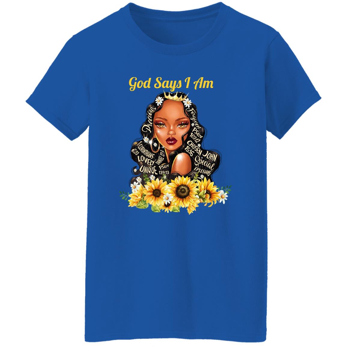 God Say I Am Black Girls Black Women Shirt, Hoodie, Tank