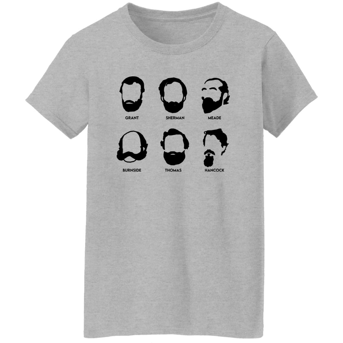 Beards And Generals Union Grant Sherman Meade Burnside Thomas Hancock Shirt, Hoodie, Tank