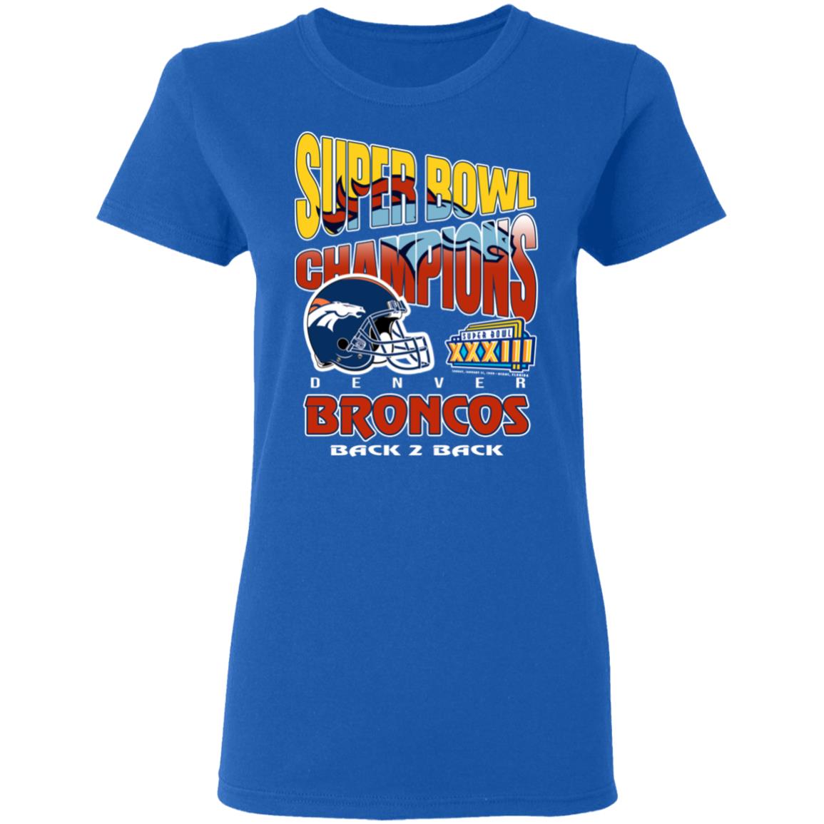 Super Bowl Champions Denver Broncos Back 2 Back Shirt, Hoodie, Tank