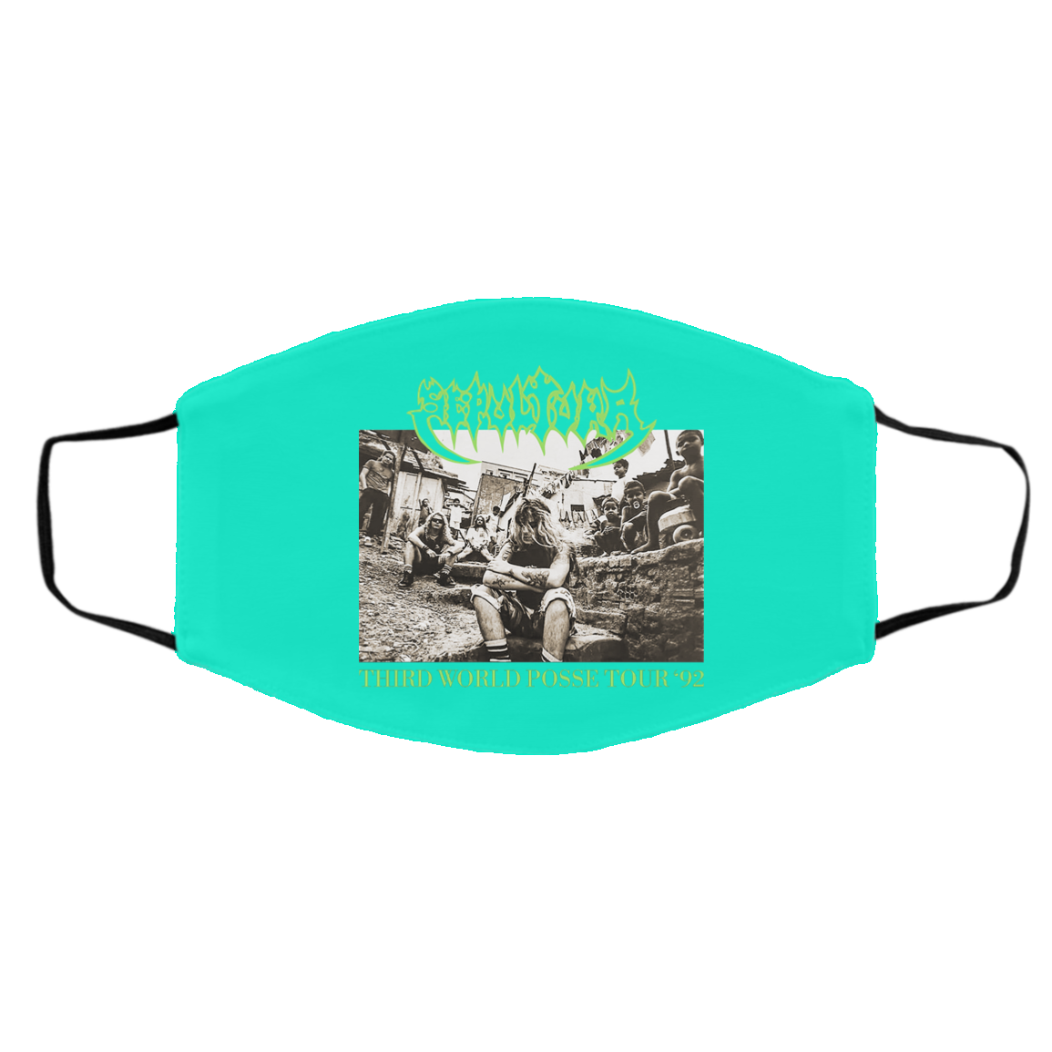 Sepultura Third World Posse Tour 92 Face Mask