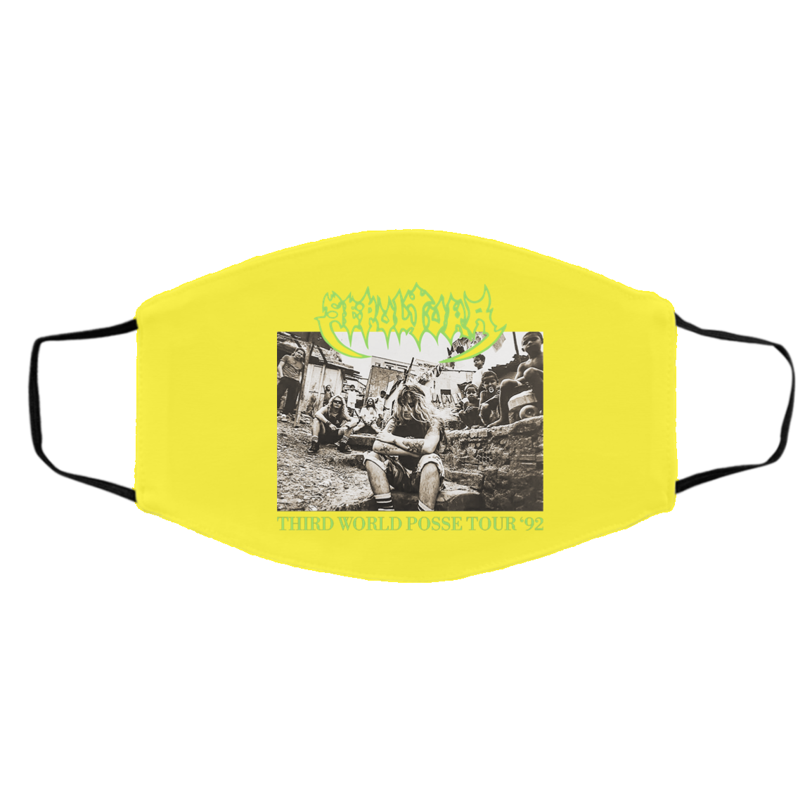 Sepultura Third World Posse Tour 92 Face Mask