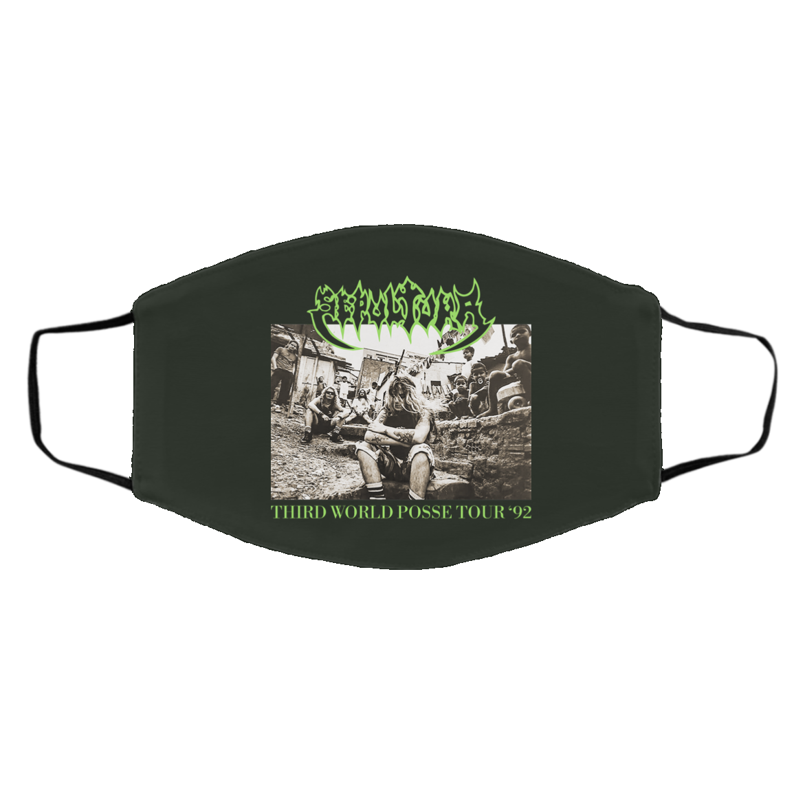 Sepultura Third World Posse Tour 92 Face Mask