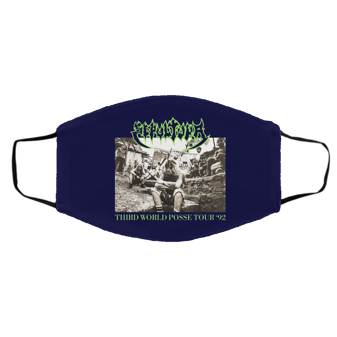 Sepultura Third World Posse Tour 92 Face Mask