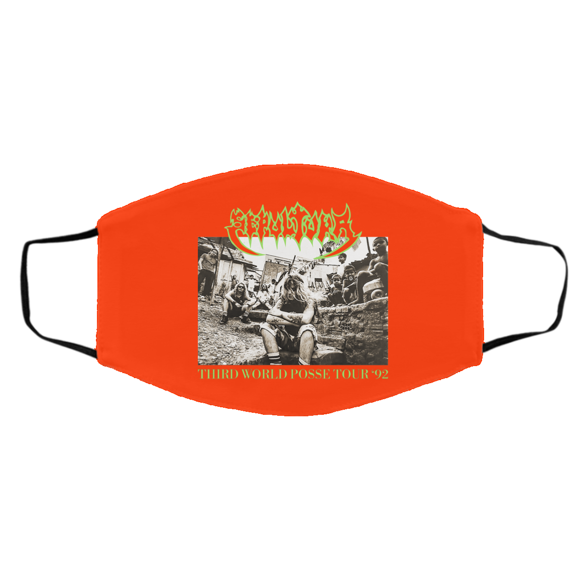 Sepultura Third World Posse Tour 92 Face Mask