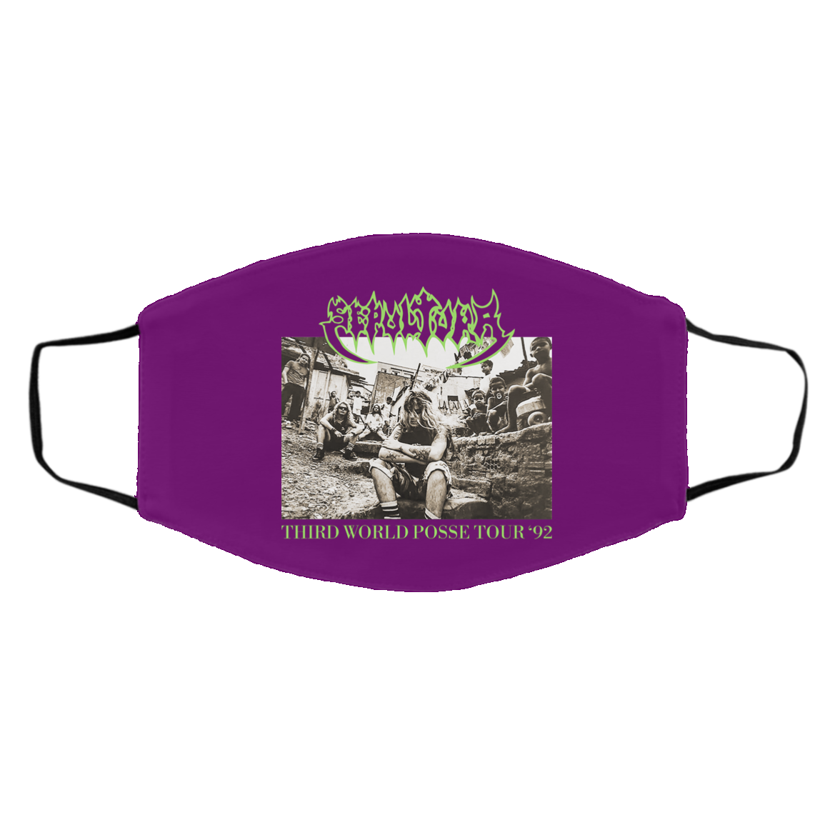 Sepultura Third World Posse Tour 92 Face Mask