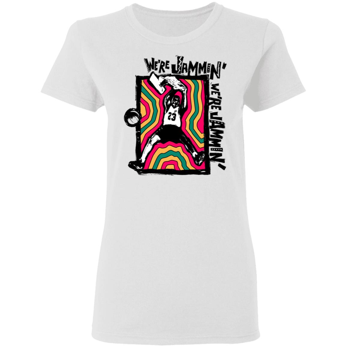 We’re Jammin’ Bob Marley Michael Jordan 23 Shirt, Hoodie, Tank