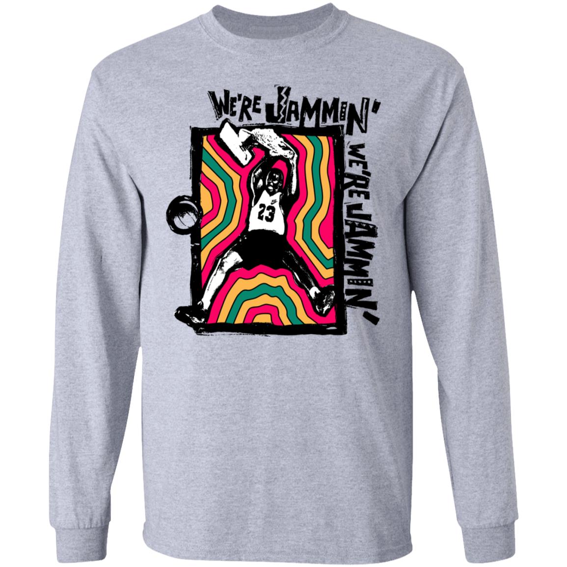 We’re Jammin’ Bob Marley Michael Jordan 23 Shirt, Hoodie, Tank