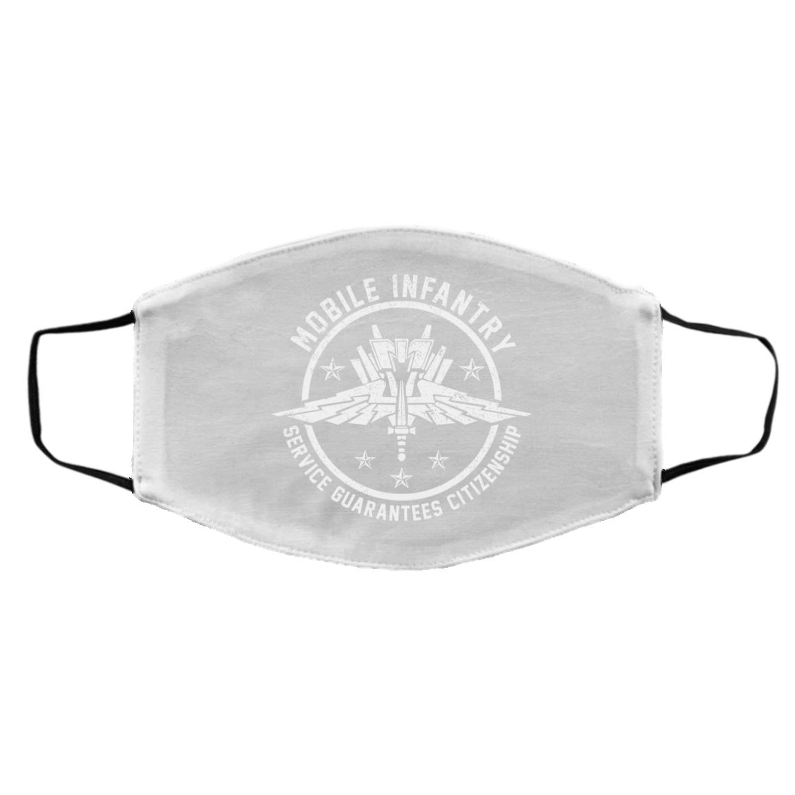Mobile Infantry Service Guarantees Citizenship Face Mask